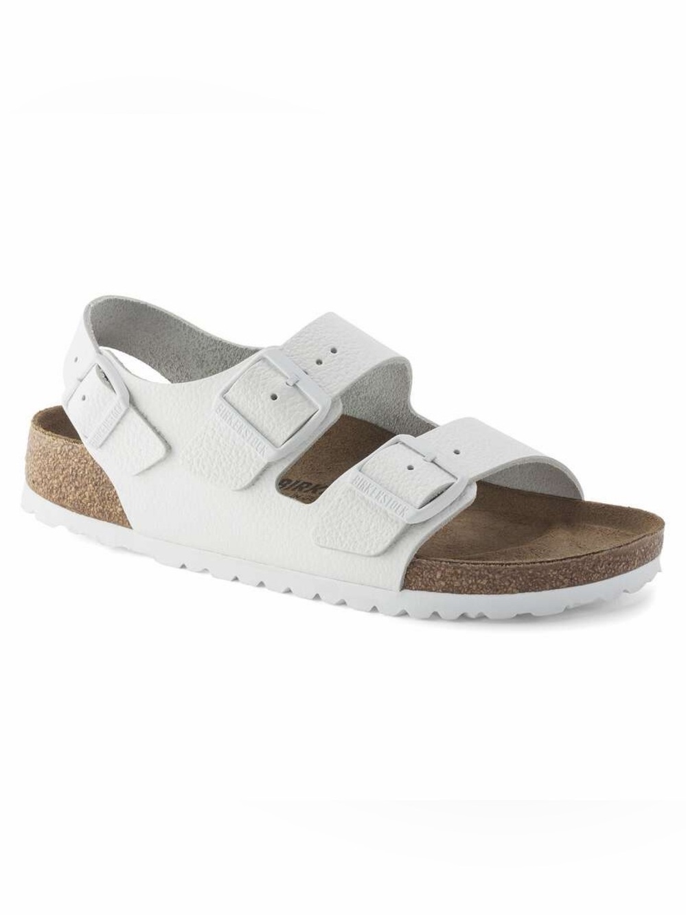 NWOT Birkenstock White Two-Strap Arizona Sandal with Buckles